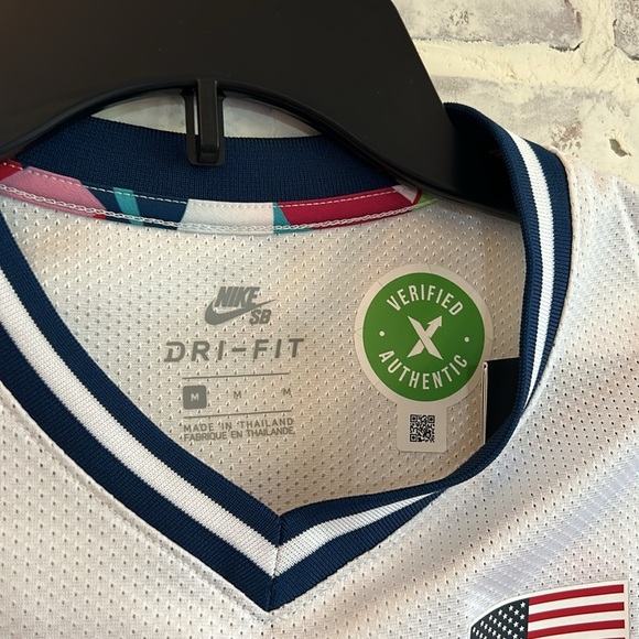 NWT Nike SB x Parra USA Federation Kit Crew Jersey Boys Medium Skate CT6071-100 - Picture 7 of 8